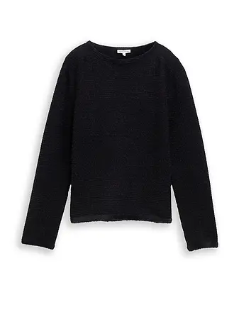TOM TAILOR | Pullover | schwarz